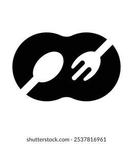 spoon fork logo illustration design