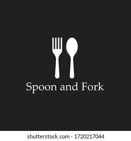 Spoon And Fork Logo Template Vector Icon Design