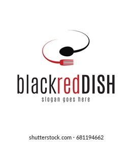 Spoon and Fork Logo Template.Restaurant and Cafe Logo.
