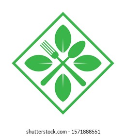 Spoon and Fork Logo Vector Illustration