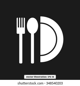 spoon fork plate