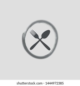 Spoon, Fork, and Plate icon 