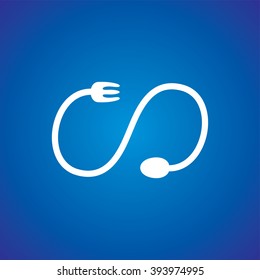spoon & fork sign - restaurant logo theme