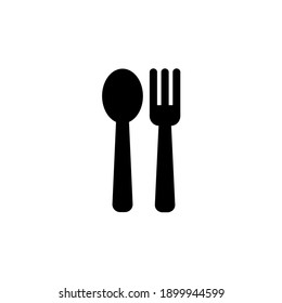 Spoon And Fork Silverware Cutlery For Eating Line Art Vector Icon For Apps And Websites