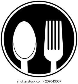 Spoon and Fork Symbol