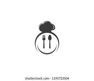 Spoon and fork symbol illustration