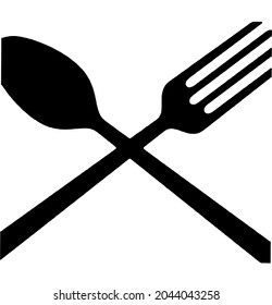 spoon and fork as a symbol of the restaurant at the world