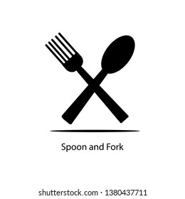 Spoon and Fork - vector illustration