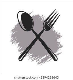 Spoon and fork vector illustration