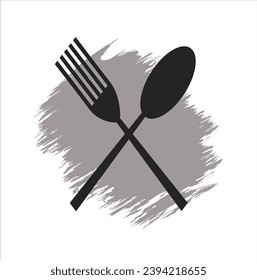 Spoon and fork vector illustration
