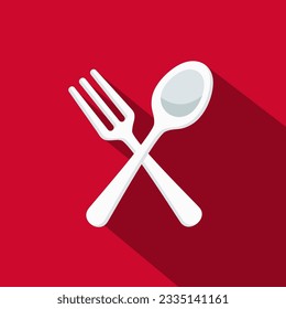 Spoon, fork vector illustration, cooking tools