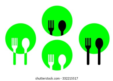 Spoon and Fork for your restaurant identity 
