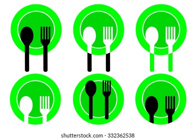 Spoon and Fork for your restaurant identity 
