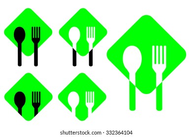 Spoon and Fork for your restaurant identity 

