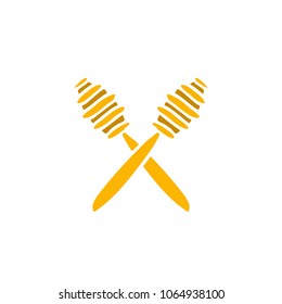 spoon for honey doodle icon