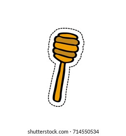 spoon for honey doodle icon