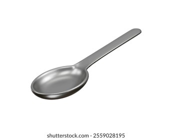 Spoon icon 3d illustration vector