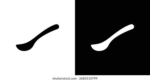 Colección de icono de cuchara. Ilustración plana de icono de Vector