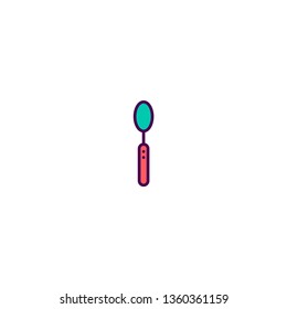 Spoon icon design. Gastronomy icon vector illustration