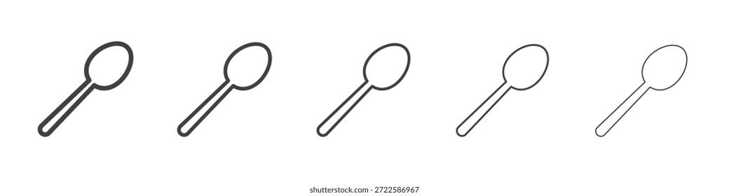 Spoon icon design, logo, app, UI. Vector illustration, EPS