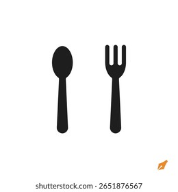spoon icon is designed in a visually appealing and easily recognizable style. It’s suitable for various visual needs such as apps, presentations, digital media, or other graphic design projects.