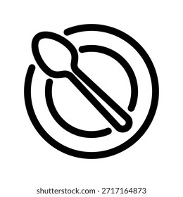 Spoon icon illustration vector design template