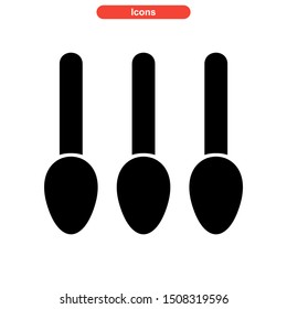 spoon icon isolated sign symbol vector illustration - high quality black style vector icons
