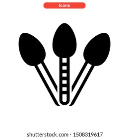 spoon icon isolated sign symbol vector illustration - high quality black style vector icons
