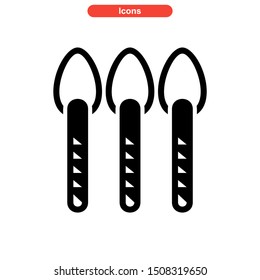 spoon icon isolated sign symbol vector illustration - high quality black style vector icons
