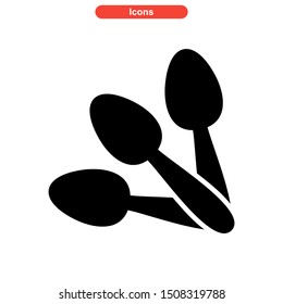 spoon icon isolated sign symbol vector illustration - high quality black style vector icons
