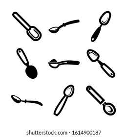 spoon icon isolated sign symbol vector illustration - Collection of high quality black style vector icons
