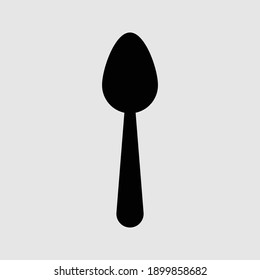 spoon icon isolated vector illustration