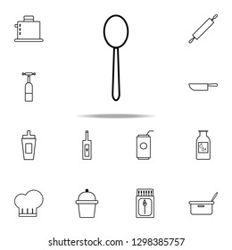 a spoon icon. kitchen icons universal set for web and mobile