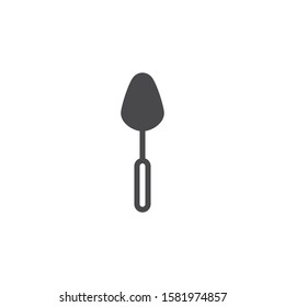 Spoon icon. Kitchen tool symbol. Logo design element