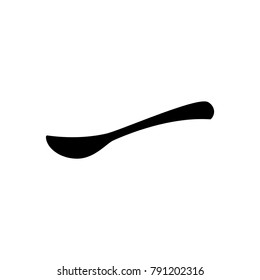 spoon icon, line vector illustration.