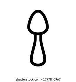 spoon icon or logo isolated sign symbol vector illustration - high quality black style vector icons
