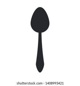 spoon icon logo template symbol, vector, eps 10