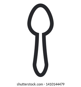 spoon icon logo template symbol, vector, eps 10