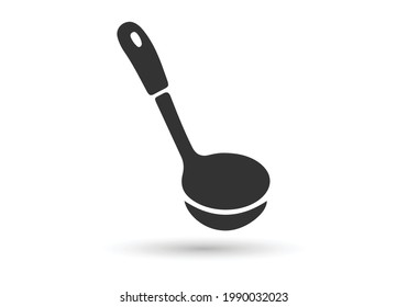 Spoon icon logo template symbol, vector. EPS 10