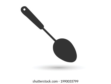 Spoon icon logo template symbol, vector.