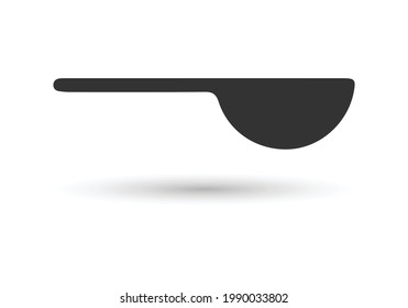 Spoon icon logo template symbol, vector.