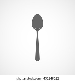 Spoon Icon On White Background
