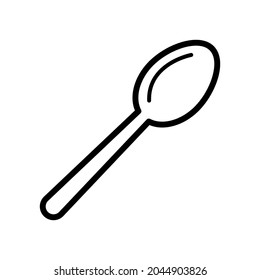 Spoon icon royalty free vector design illustration