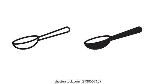 Spoon icon set. minimal logotype web element pack.
