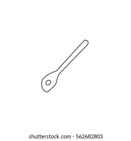 spoon icon. sign design