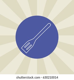 spoon icon. sign design. background