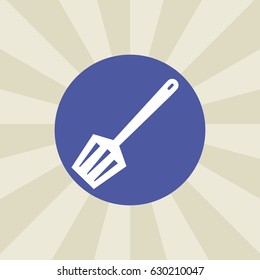 spoon icon. sign design. background