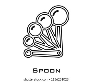 Spoon icon signs
