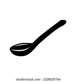 Spoon icon in trendy vector design illustration