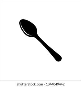 spoon icon vector glyph style design